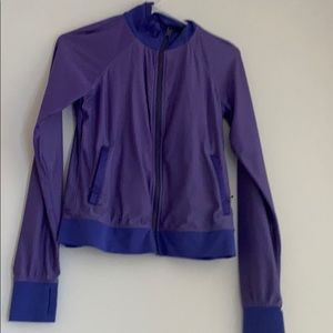 Purple lulu lemon workout jacket